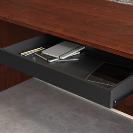 OfficeWorks by Sauder Pencil Drawer, Black finish