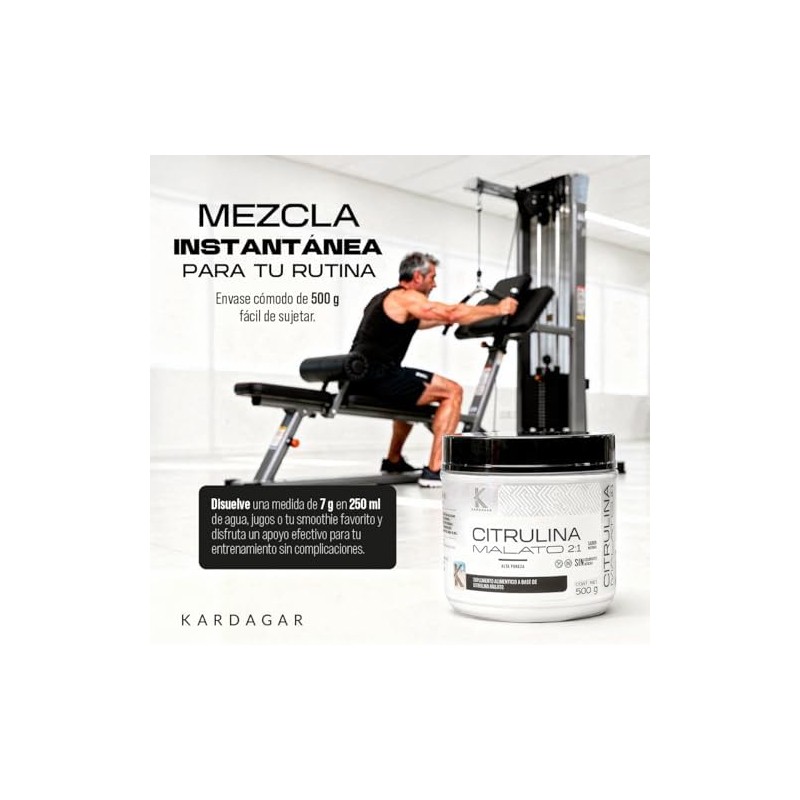 L Citrulina Malato 2 1 500g Pre Entreno Potenciador Oxido