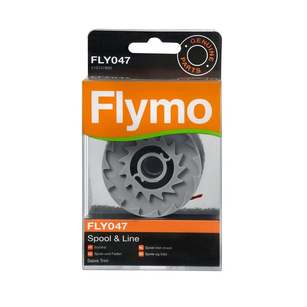 Flymo FLY047 Single Line Spool and Line - Red