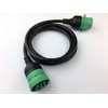 Cable alargador tipo 2 J1939 macho a hembra de 9