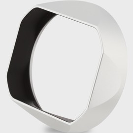 Haoge Metal Square Lens Hood for Leica q3 Q2 Q Q-P QP Q3 Typ116 Camera Accessories Silver LH-LQW