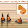 JAWULIJIA Chainsaw Hanger Heavy Duty Chainsaw Holders Organizer Mounted Chainsaw