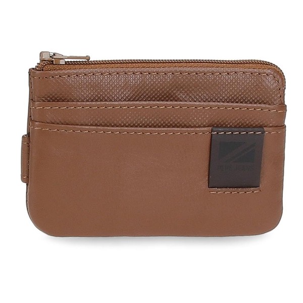 Pepe Jeans Topper Cowhide Leather Wallets Black Brown Various Sizes,