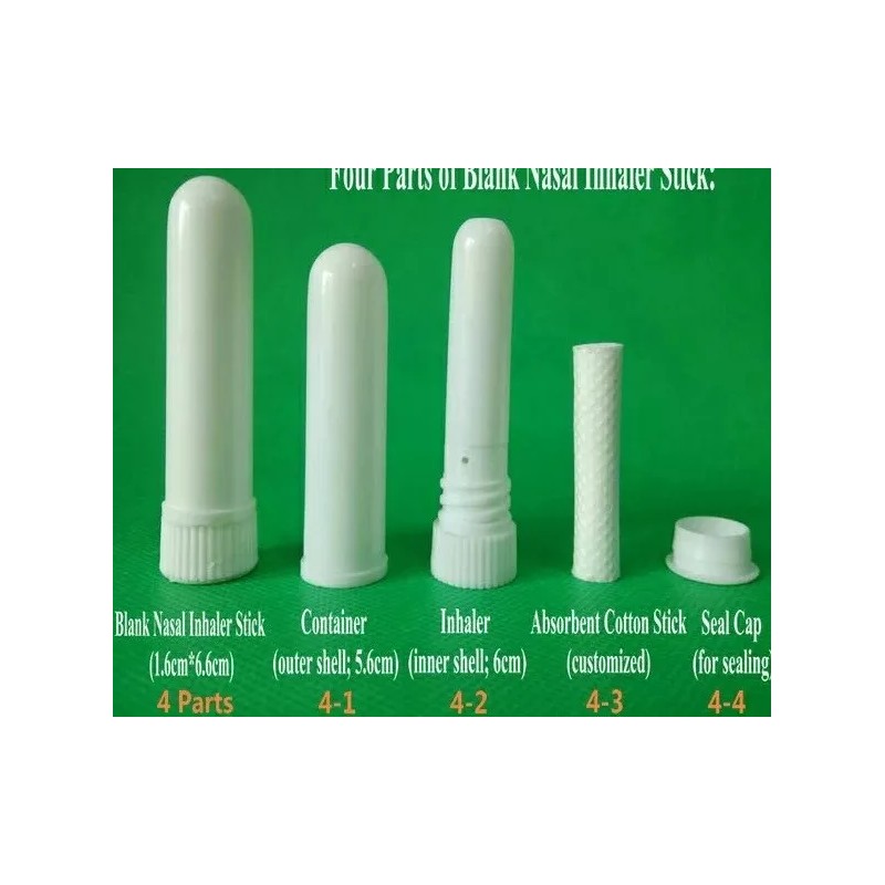 OnnPnnQ Inhaladores Para Aceite Esencial Blancos (100 Pzs)