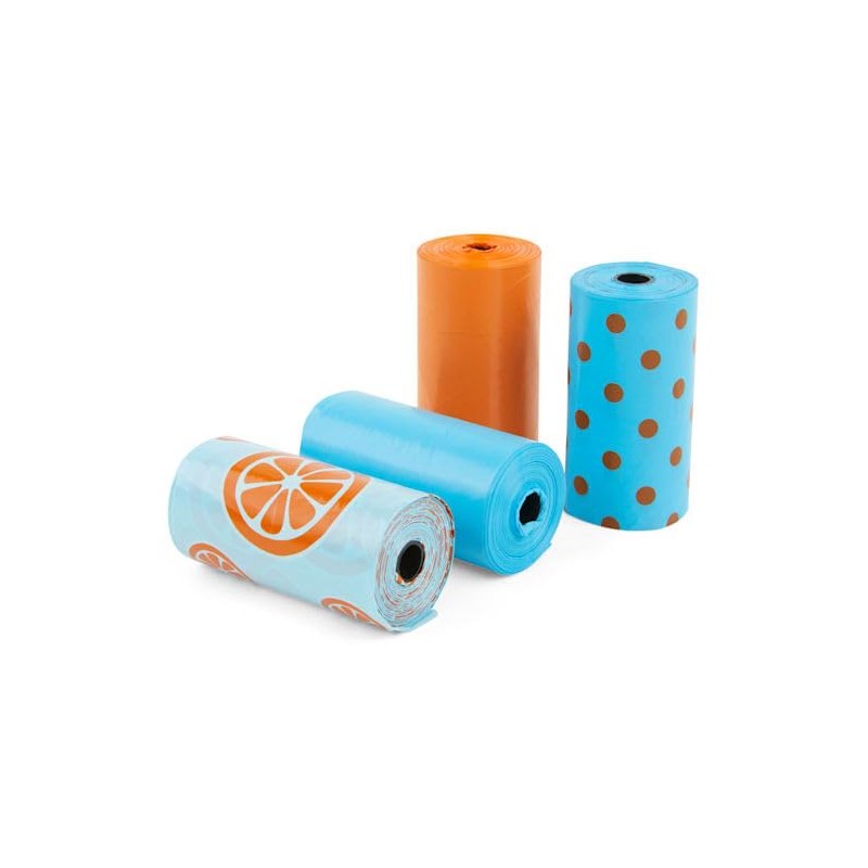 So Phresh - Bolsas de basura para perros, color naranja