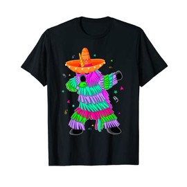 Funny Dabbing Unicorn Pinata Mexican Fiesta Cinco De Mayo T-Shirt