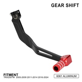 IUVWISN ATV Folding Gear Shifter Pedal Shift Levers CNC for Recon 250 TRX250 TRX250EX TRX250TM TRX250X TRX250TE Sportrax 250 02-22 TRX400FW Red