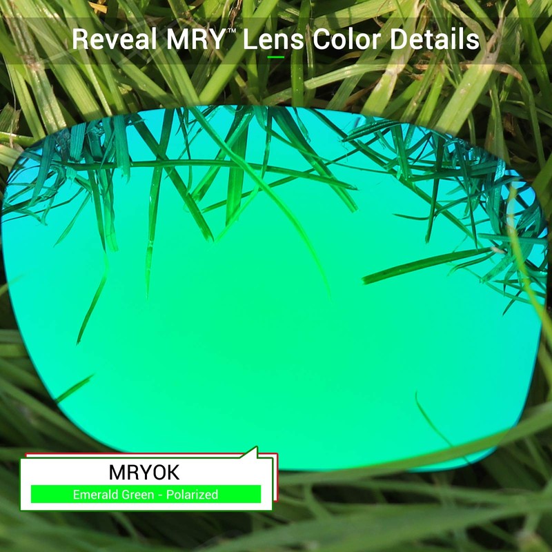 Mryok Polarized Replacement Lenses for Spy Optic Dirk - Emerald