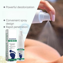 RevivaFoot Foot Sanitizer Spray with Tea Tree Oil, Clear Foot Sanitizer Spray, Soothing Foot Care (3PCS)