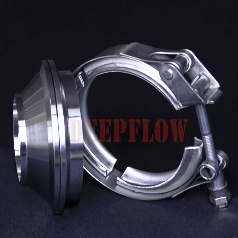 DEEPFLOW 3.5 to 3 Inch Exhaust Pipe Adapter, Header Collector