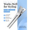 50Pcs Pin Curl Clips, IKOCO Hairdressing Double Prong Hair Clips