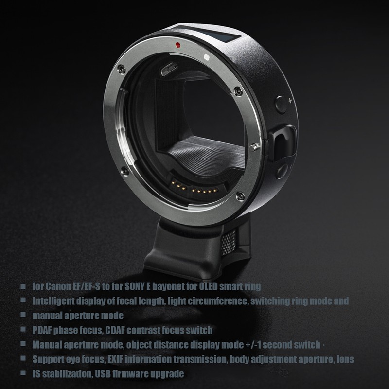 VILTROX EFE5 Auto Focus Lens Adapter for OLED EF EFS