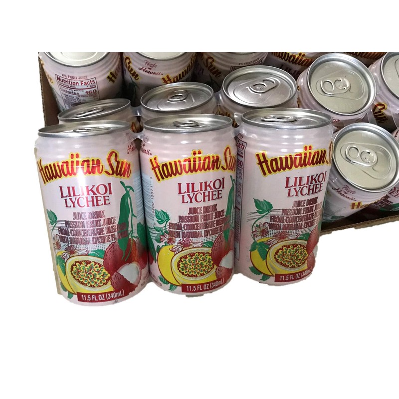 Hawaiian Sun Lilikoi Lychee 11.5 Oz 6pk
