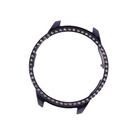 KONTONTY Rhinestone Watch Protective Case Stylish Hollow Out Design for Active Drop Resistant Cover Easy Install Chic Shell Accessories