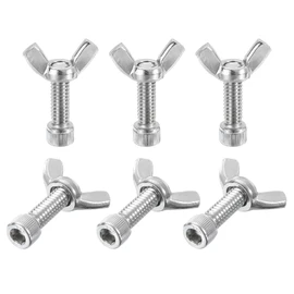 PATIKIL 7/8" Bat Pins, 6 Sets 304 Stainless Steel Pottery Pins Fits Any Standard Throwing Wheel Head Ceramic Bat, Pottery System Replacement Pins Tool for Pottery Construction Furniture