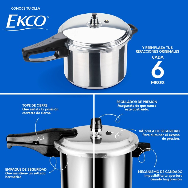 Ekco 46576 Regulador universal de 80 kpa, Classic de Baquelita,