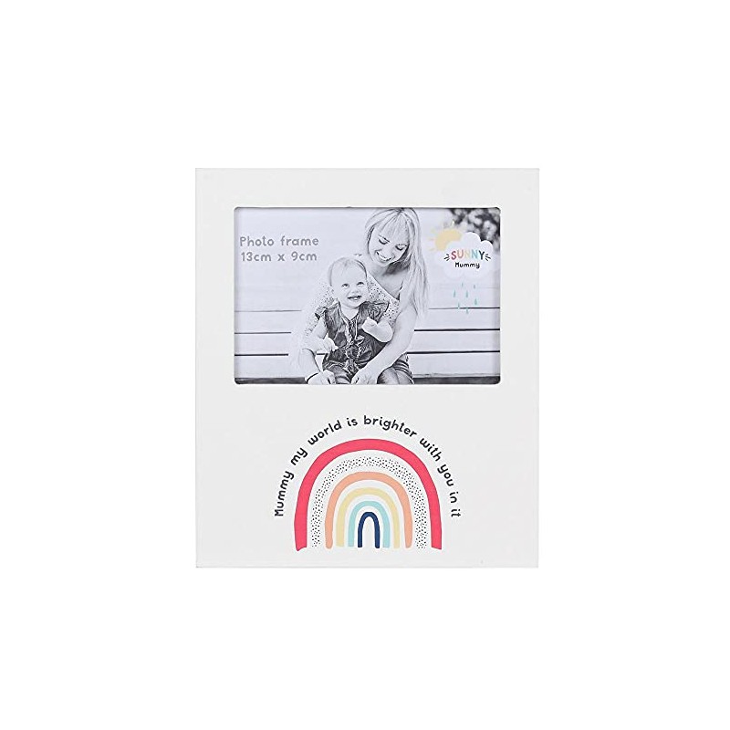 SUNNY MUMMY RAINBOW PHOTO FRAME - Mothers Day Gift.