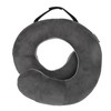 Travelon 13173 510 Deluxe Wrap-n-Rest Pillow, Dark Gray/Light Gray, One
