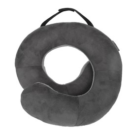 Travelon 13173 510 Deluxe Wrap-n-Rest Pillow, Dark Gray/Light Gray, One Size