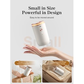 Ceeniu waterless diffusers for Home, Ultrasonic Atomization, Quiet Design, 1000 sq. ft Coverage, Small Diffuser for Large Space, Auto Off, Essential Oil diffuer air fresheners