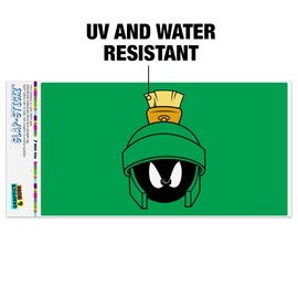 GRAPHICS & MORE Looney Tunes Marvin Face Automotive Car Window Locker Bumper Sticker