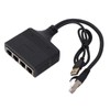 Gigabit Ethernet Splitter 1 in 4 Out 1000Mbps RJ45 Cable