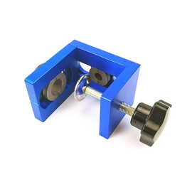 Punch Localisation Kit, Guide Tools Drill Dowel Positioning Set 3-in-1 Punch Localiser Aluminium Woodworking Drill Blue