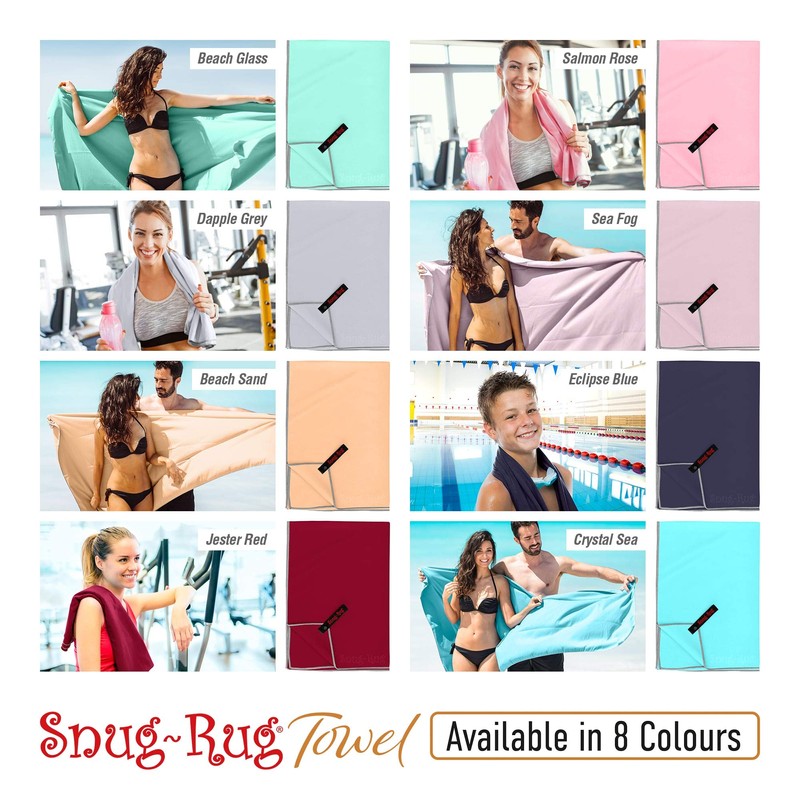 Snug Rug Microfibre Beach Towel Large 80 x 160cm –
