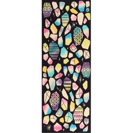 KOMESICHI COLLECTION Airashika Japanese Miscellaneous Goods Chusen-dyed Tenugui "Crystal" 13.0 x 35.4 inches (33 x 90 cm)