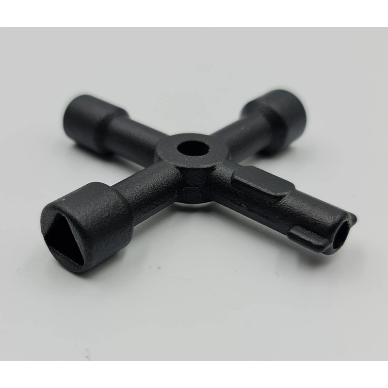 UKDD® 2 Brass Radiator Key 2 Gas Meter Box Key