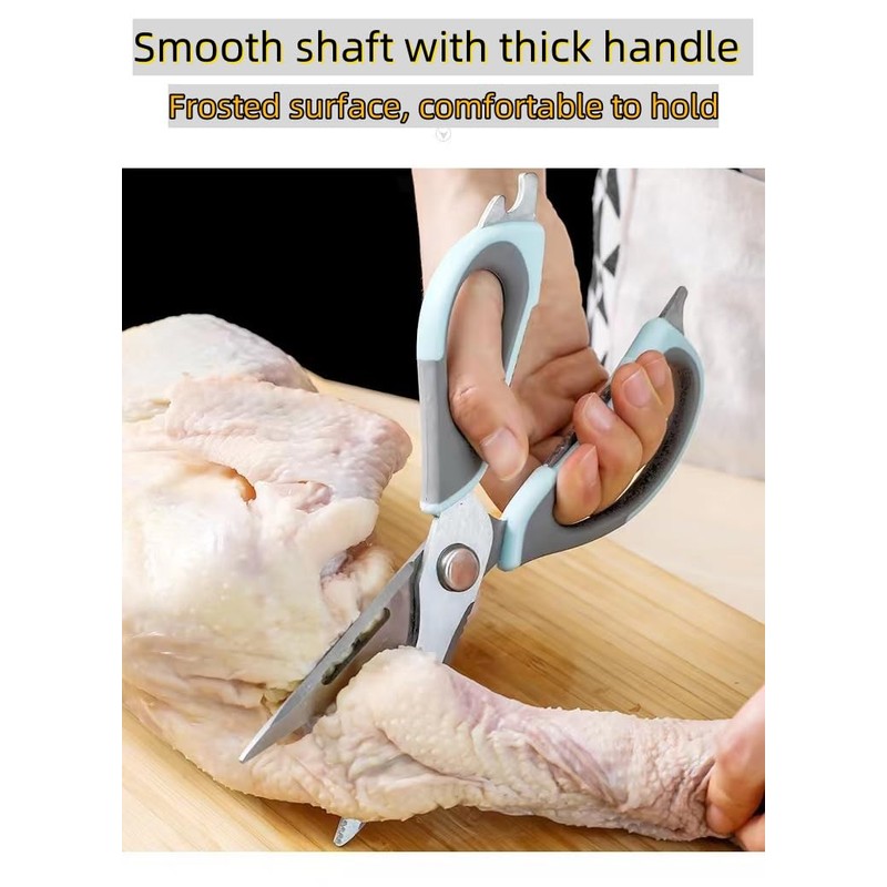 Kitchen Shears, Heavy Duty Shears Ultra Sharp Stainless Steel Multi-Function