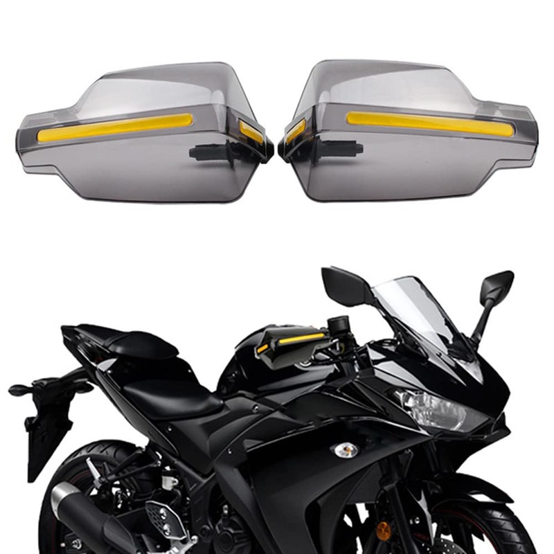 TOTMOX Motorcycle Handguard, Windshield Deflectors, Hand Guards Wind Cold or,