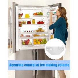 W11215550 Refrigerator Ice Maker Shut-Off Arm Fit for Whirlpool Jenn-Air KitchenAid Maytag, Replace 2304353 4844535 W11112558 PS12349375 AP6329225 Extension Arm Models