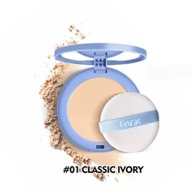 Summer Oil Control Matte Perfections Pressed Powder - Waterproof Face Powder,Oil Control Face Pressed Powder,Waterproof Setting Powder,Waterproof Long Lasting Finishing Powder:_Classic Ivory
