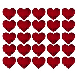 25 Pack Acrylic Mirror 3" Heart Medium Red .118" Thick No Adhesive Reflective Pieces Perfect for Gift Boxes and Wrapping Holiday Events Parties Birthdays Anniversaries Classrooms by Marketing Holders