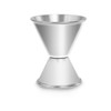 Medidor para bebidas doble de acero inoxidable 1 y 2