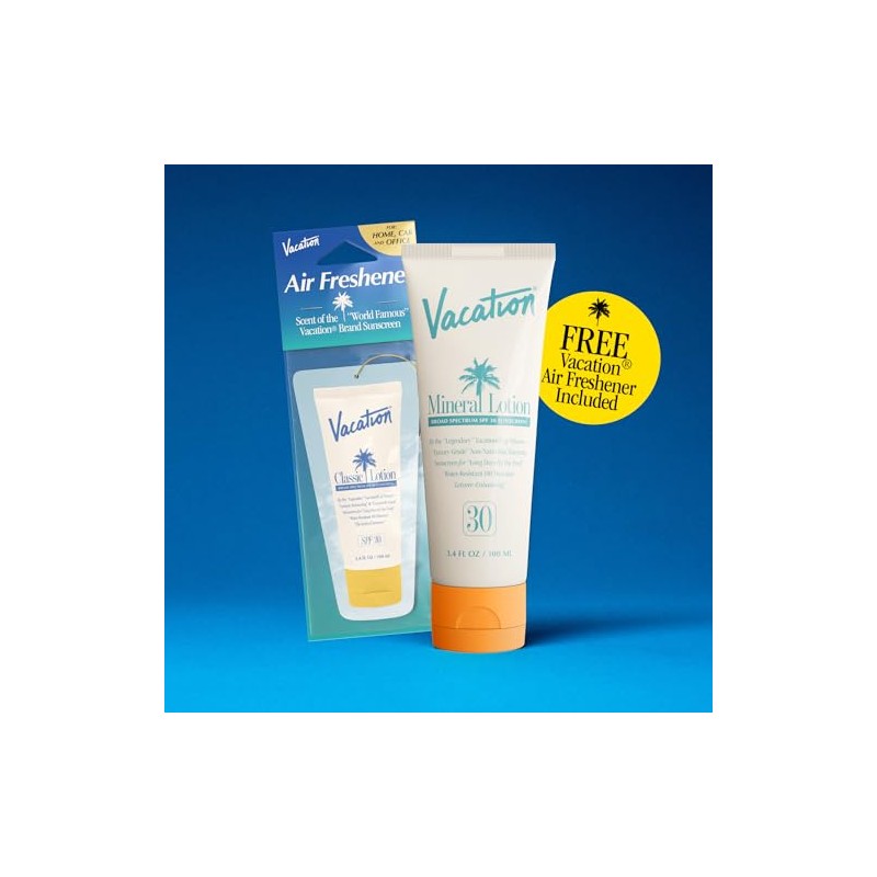 VACATION Loción Mineral Vacacional Protector Solar Spf 30 + Paquete