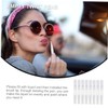 Healeved 16pcs Transparent Nail Oil Applicators Brush Tip Refillable Cuticle