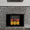 speecheese Born in The DDR Retro Fußmatte in 35x50 cm