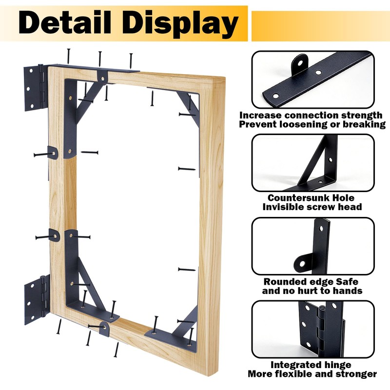 1 Sets Anti-Sag Gate Kit, Heavy Duty No Sag Gate
