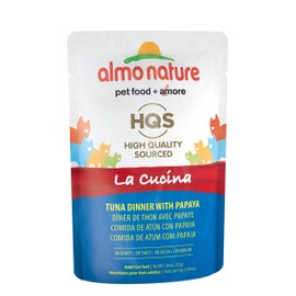 Almo Nature HQS La Cucina Natural Grain Free Wet Cat Food Pouches (Pack of 24 pouches x 1.94oz each)