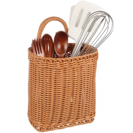 Cabilock Hanging Door Basket-Flat Hanging Basket for Front Door Hanging Fruit Baskets for Kitchen Wicker Basket for Onion Fruits Flowers Kitchenware,Kitchen Wall Home Restaurant Storage.