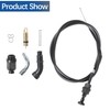 WFLNHB Carburetor Valve Plunger and Choke Cable Kit Replacement for