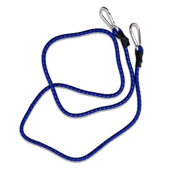 Carabiner Bungee Strap 150cm – Heavy-Duty Elastic Strap with Hooks