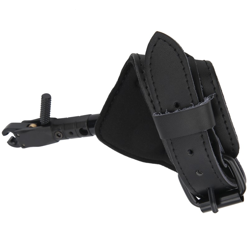 Wrist Strap Bow Release Aid Adujustable PU Outdoor Hunting Arrow
