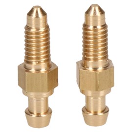 Brass Brake Caliper Bleeding Bleed Nipple Screw Bleedscrew M6 x 1mm 2 Pack