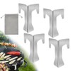JNEYVIC Set of 4 Fire Plate Spacer Universal Grill Plate