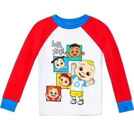 Komar Kids Baby Boy's Cocomelon Four-Piece Cotton Set (Toddler) Blue 4T Toddler