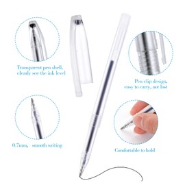 TIESOME Heat Erasable Pens, 4 Colours Fabric Marker Pens with 20 Refills, Replaceable Heat Erasable Pens for Quilting Sewing, Dressmaking, Fabrics, Tailoring, Fabrics Markers