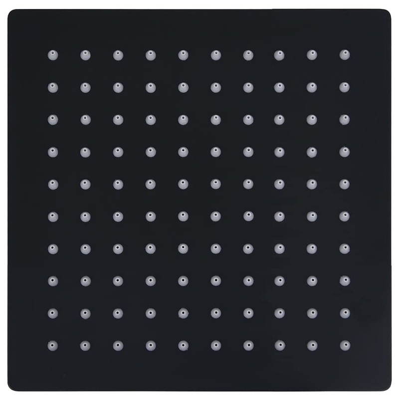 vidaXL 20x20 cm Square Rain Shower Head Stainless Steel -